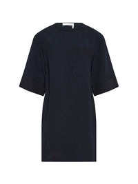 Robe large à manches courtes - Ink Navy