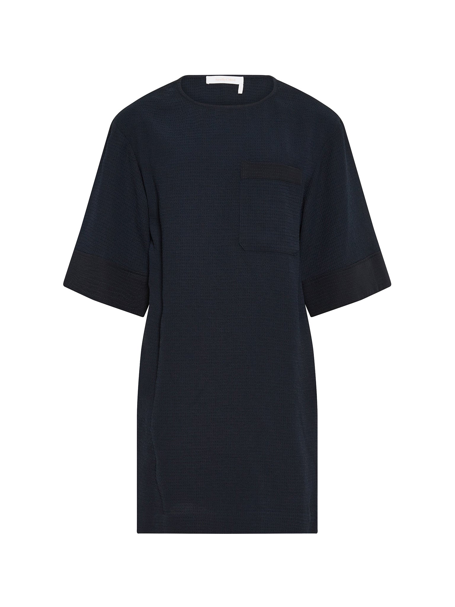 Robe large à manches courtes - Ink Navy