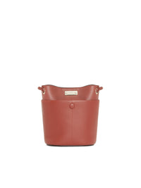 Sac à bandoulière Key en cuir - Sepia Brown