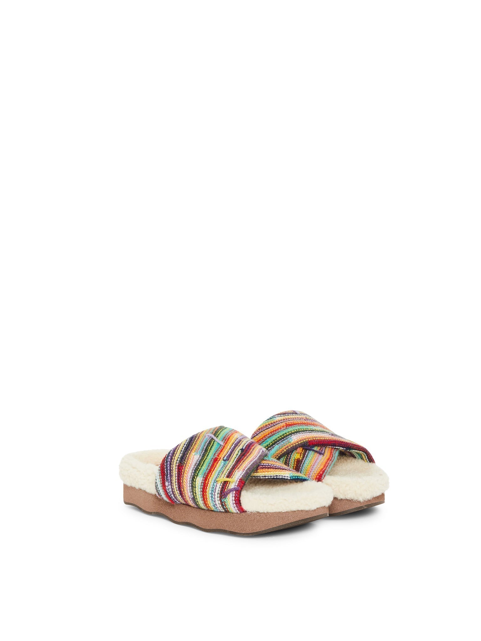 Mules Wavy en cachemire - Multicolor