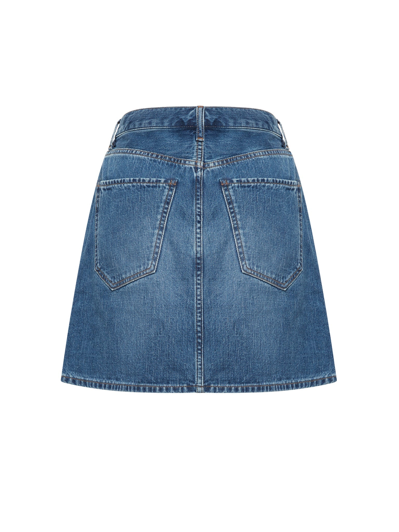 Jupe classique courte - Denim
