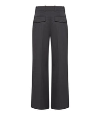 Pantalon en laine extensible - Marine