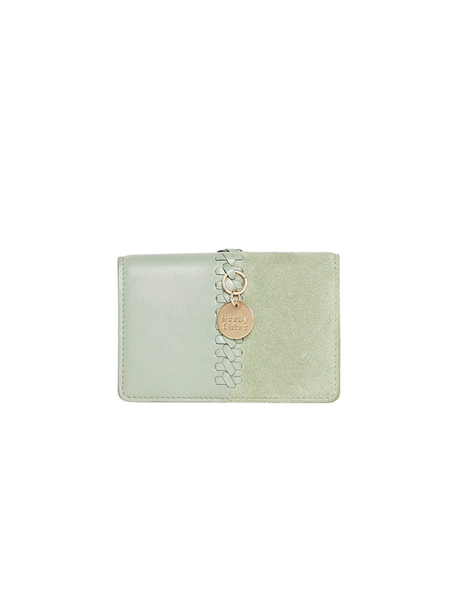 Pochette porte-cartes Tilda en cuir - Steel Green