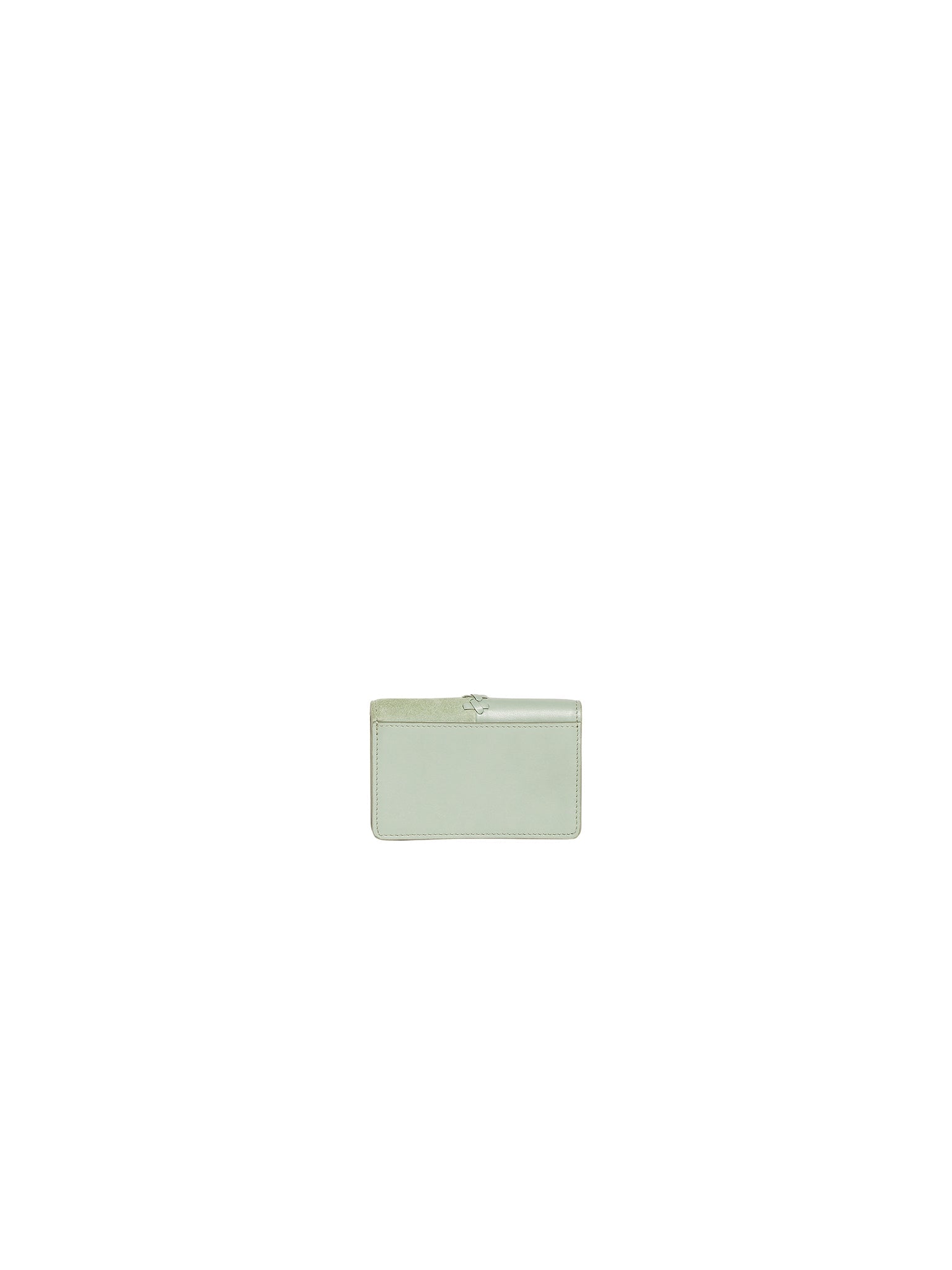 Pochette porte-cartes Tilda en cuir - Steel Green