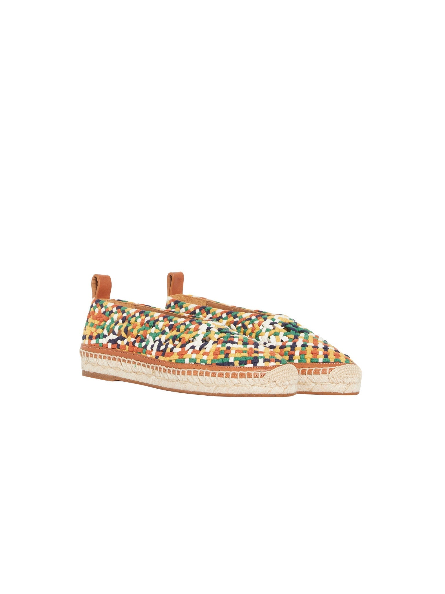 Espadrilles au crochet Luccia - Marron Multicolor