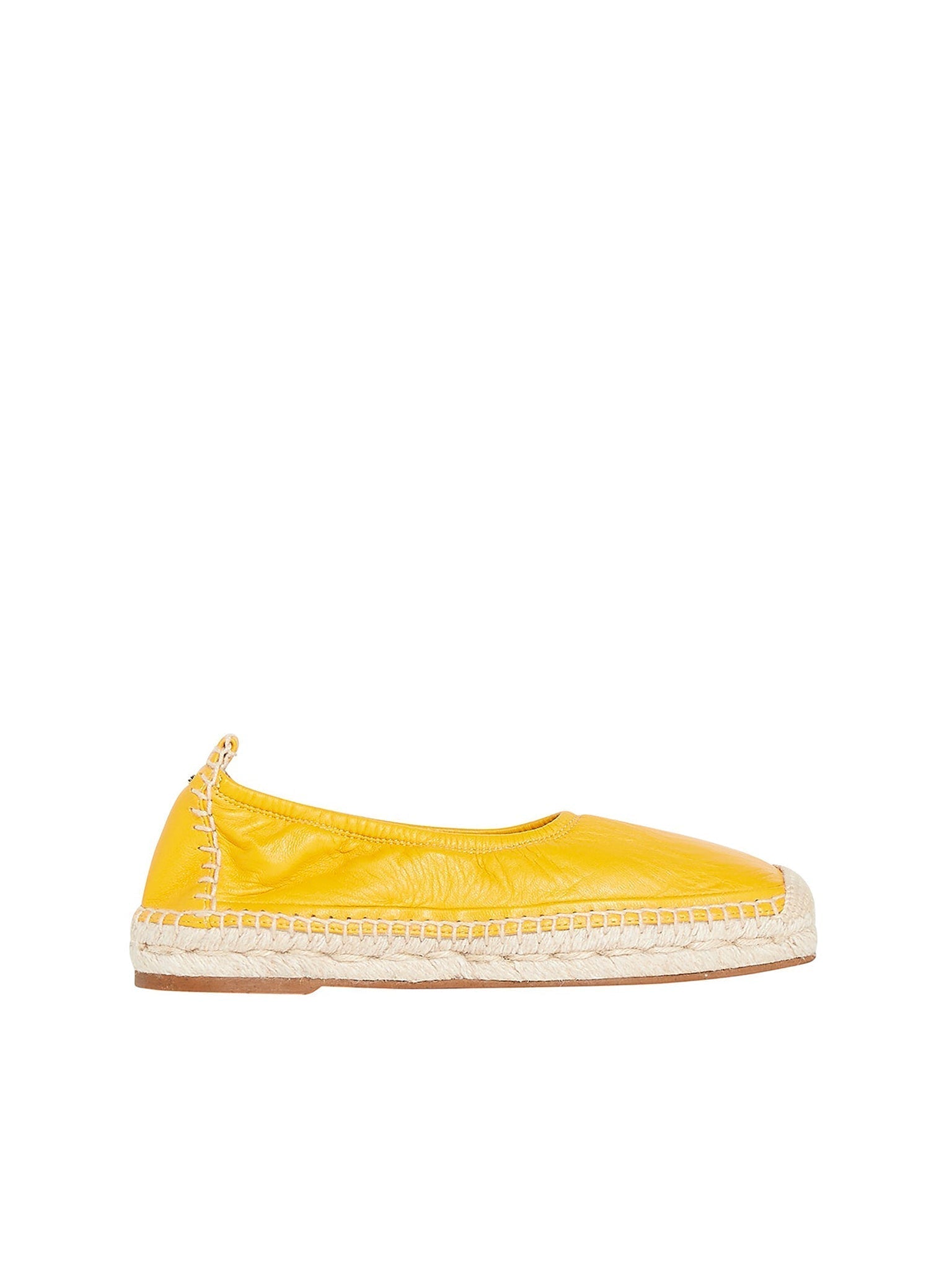 Ballerines espadrilles Lucinda en cuir - Golden Glow