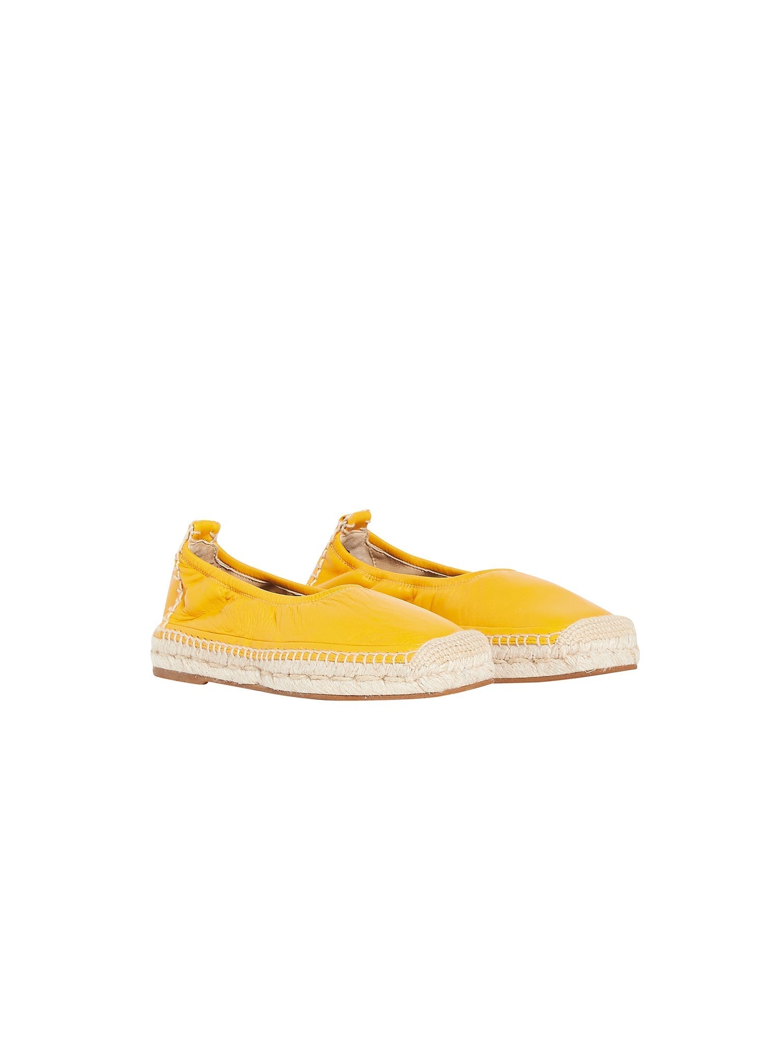 Ballerines espadrilles Lucinda en cuir - Golden Glow