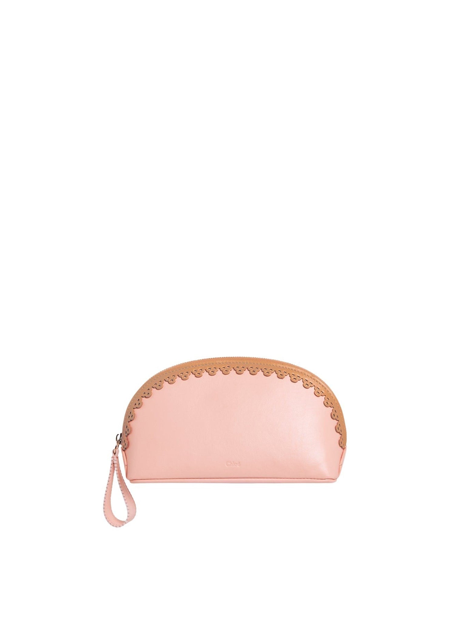 Pochette Linda en cuir - Pale Blush
