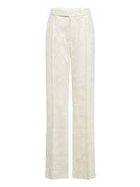 Pantalon à pinces en soie - Vanilla Ice