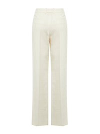 Pantalon à pinces en soie - Vanilla Ice