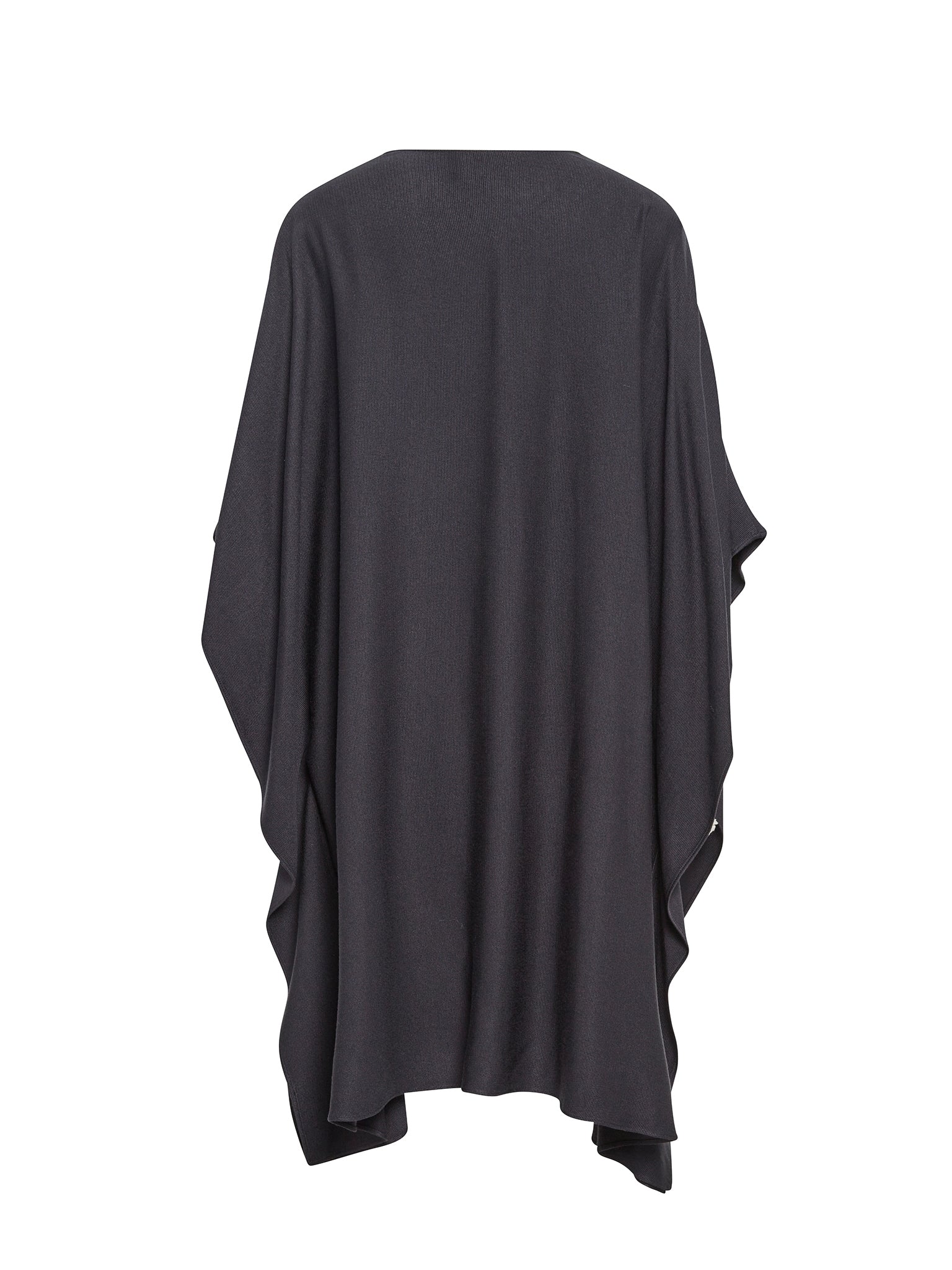 Robe caftan midi en soie - Encre Marine