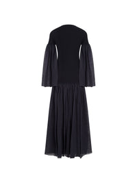 Robe longue décolleté boutonné en lin - Ink Navy