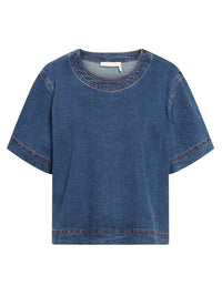 Top sans manches en denim - Truly Navy