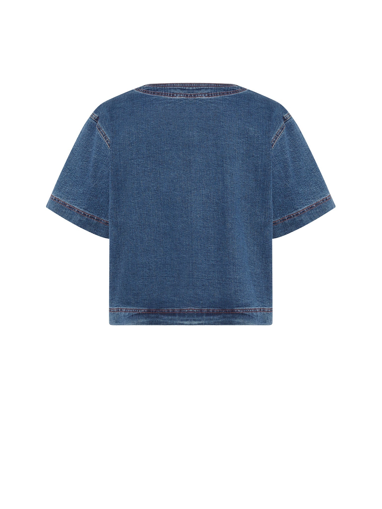 Top sans manches en denim - Truly Navy