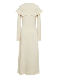 Robe en cachemire recyclé - Poudre Blanche