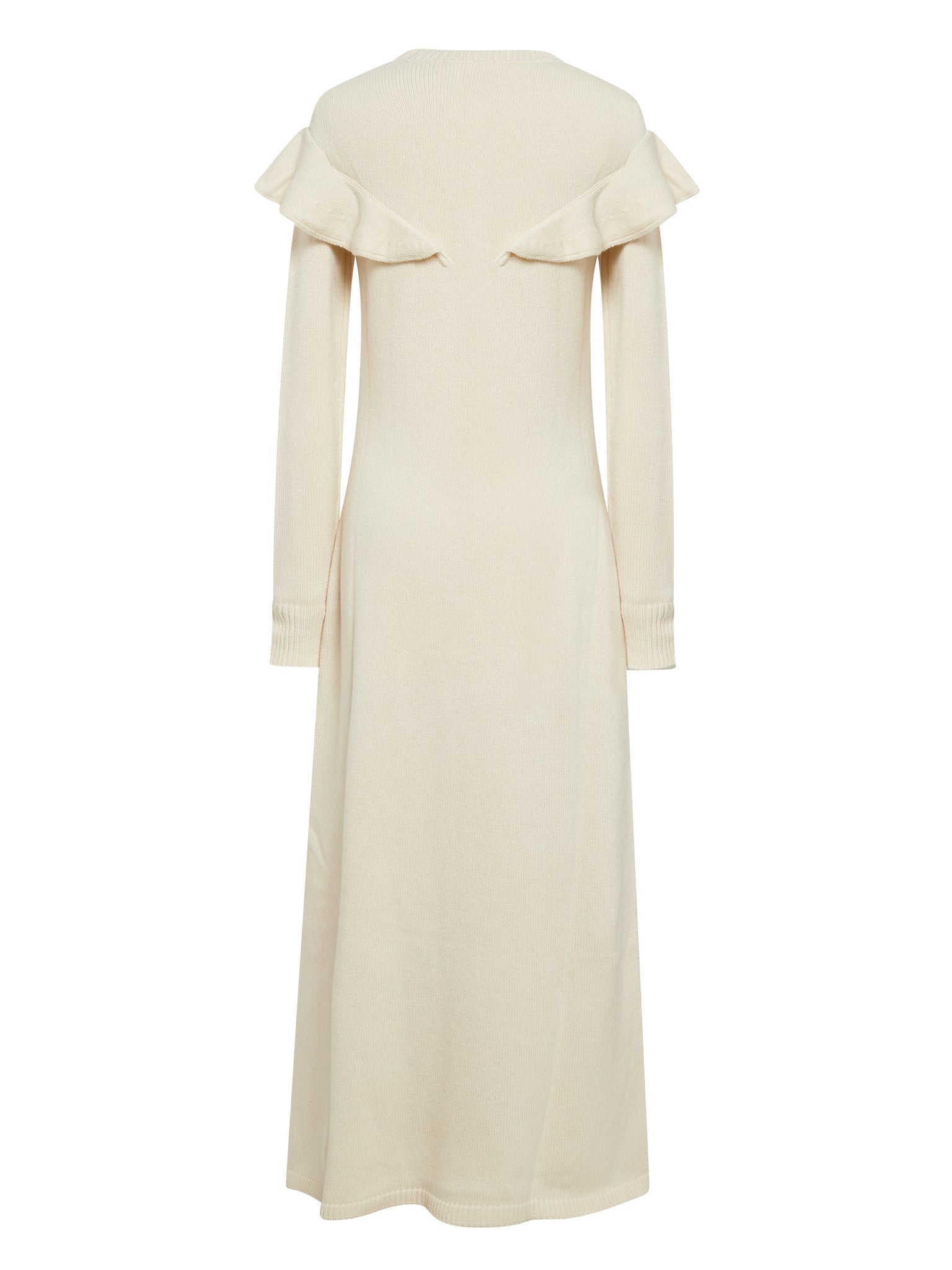 Robe en cachemire recyclé - Poudre Blanche