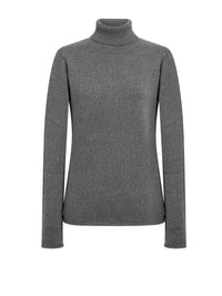Pull col roulé en cachemire - Somber Grey