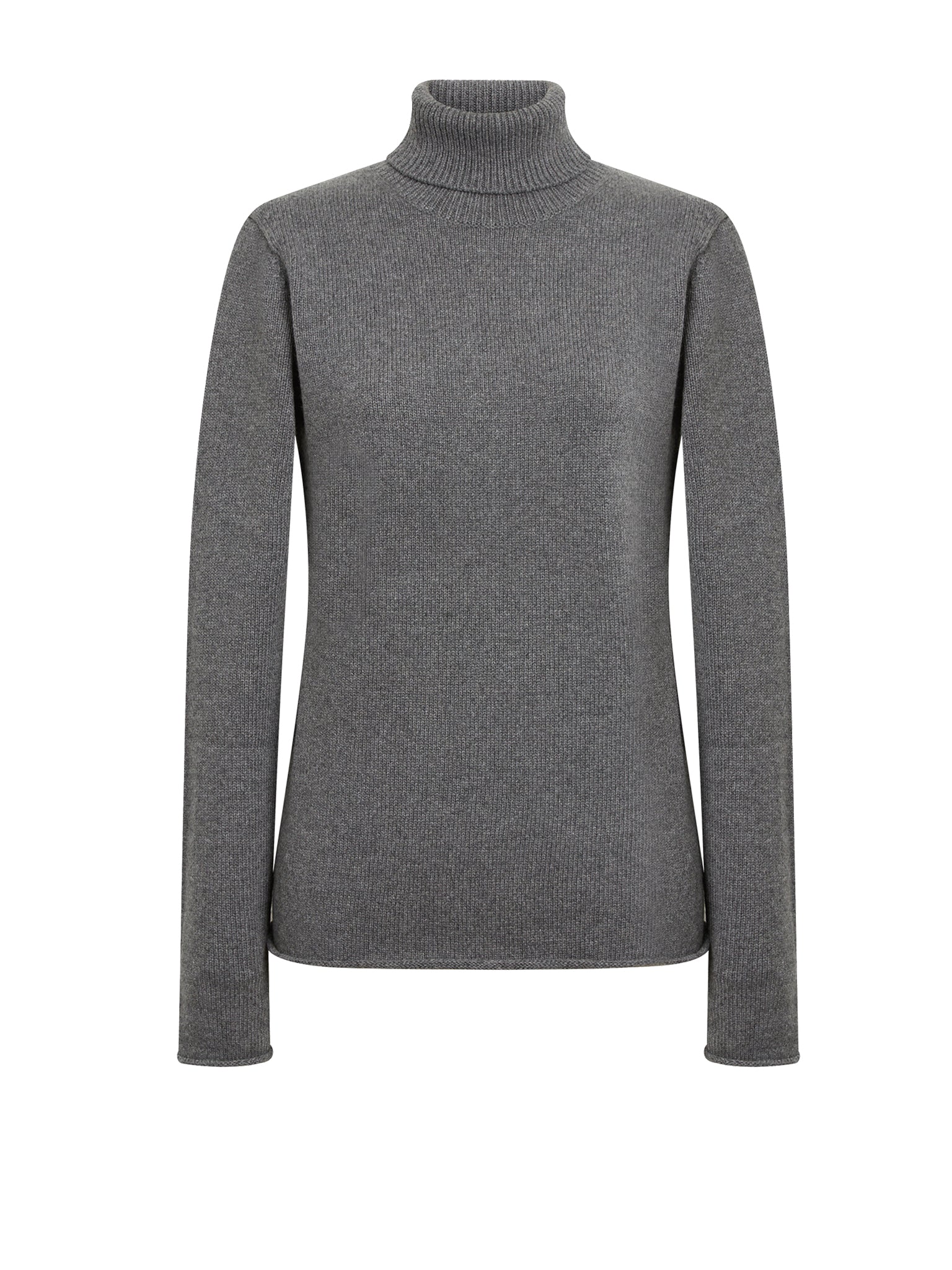 Pull col roulé en cachemire - Somber Grey