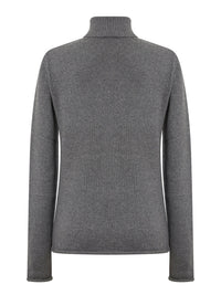 Pull col roulé en cachemire - Somber Grey