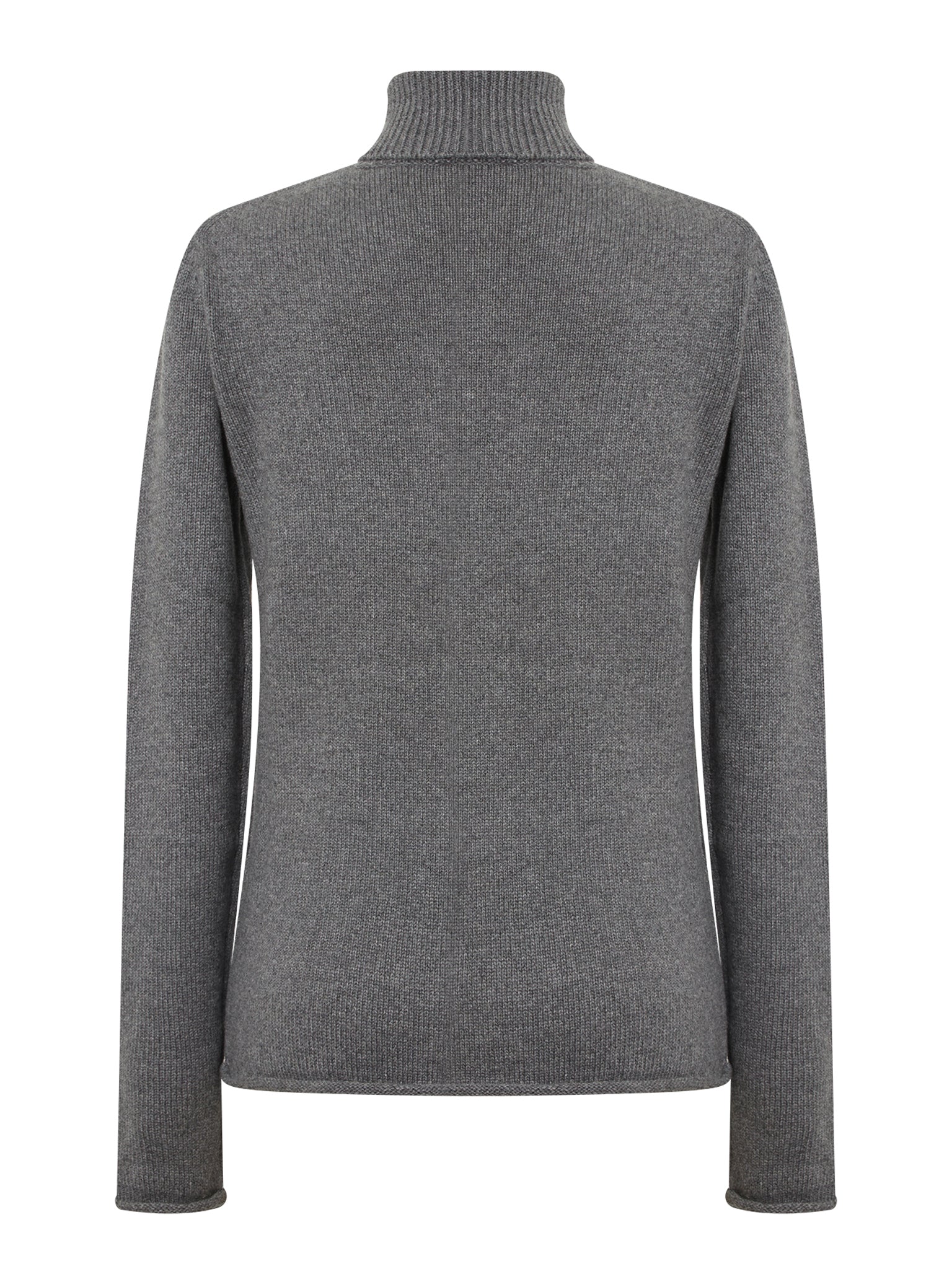 Pull col roulé en cachemire - Somber Grey
