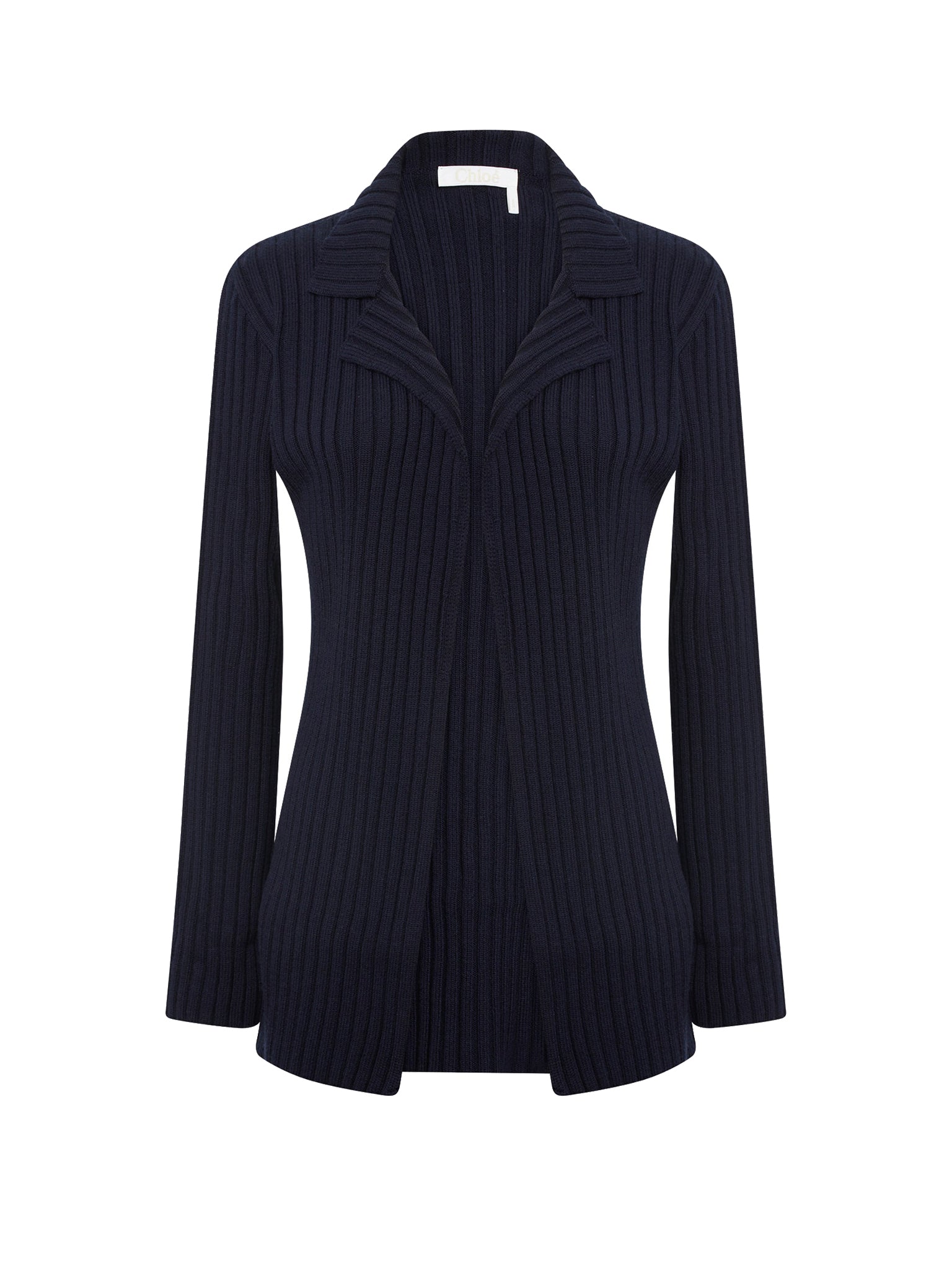 Veste style blazer en laine - Navy