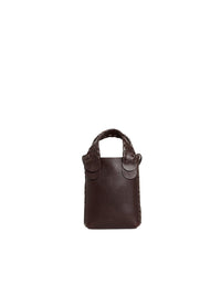 Pochette pour téléphone Mony en cuir - Bold Brown