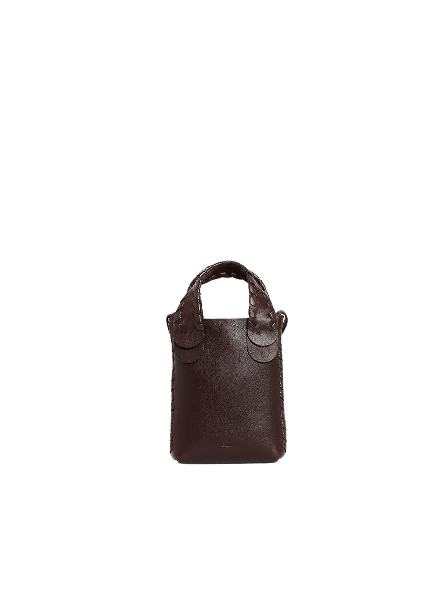 Pochette pour téléphone Mony en cuir - Bold Brown