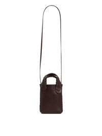 Pochette pour téléphone Mony en cuir - Bold Brown