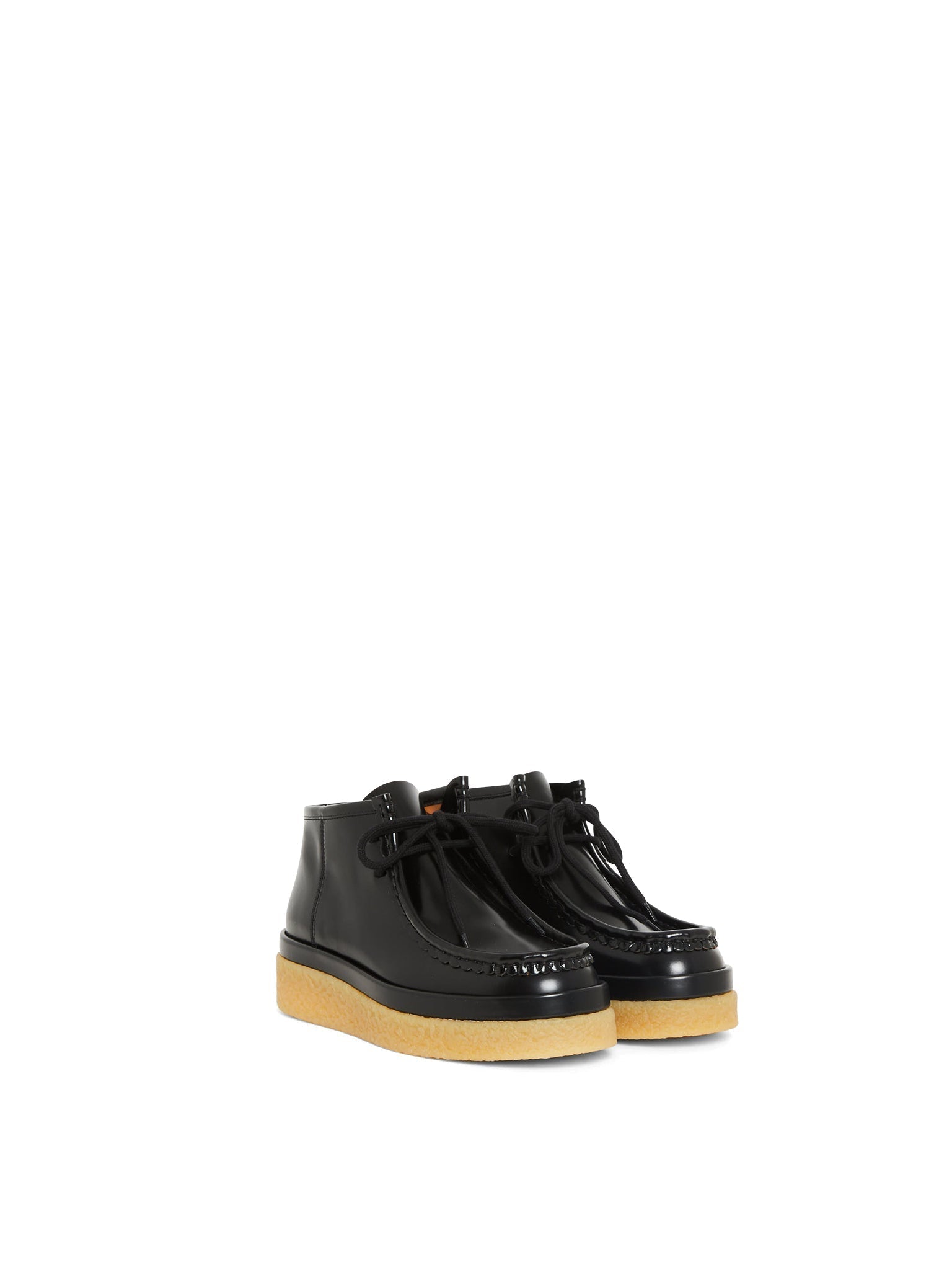 Sandales plates Jamie en cuir - Black