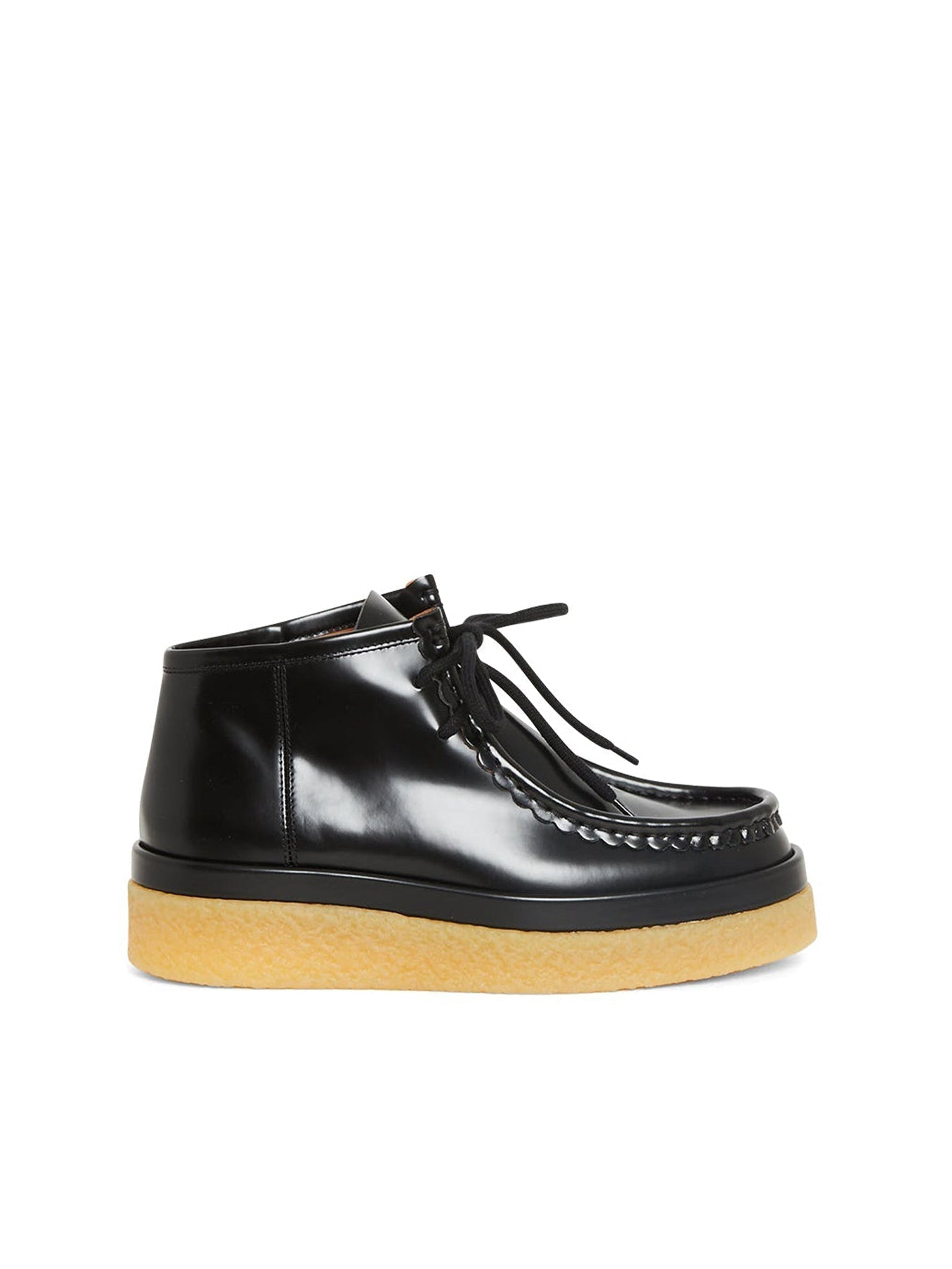 Sandales plates Jamie en cuir - Black