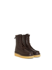 Bottines Jamie en cuir - Enigmatic Brown