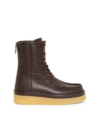 Bottines Jamie en cuir - Enigmatic Brown