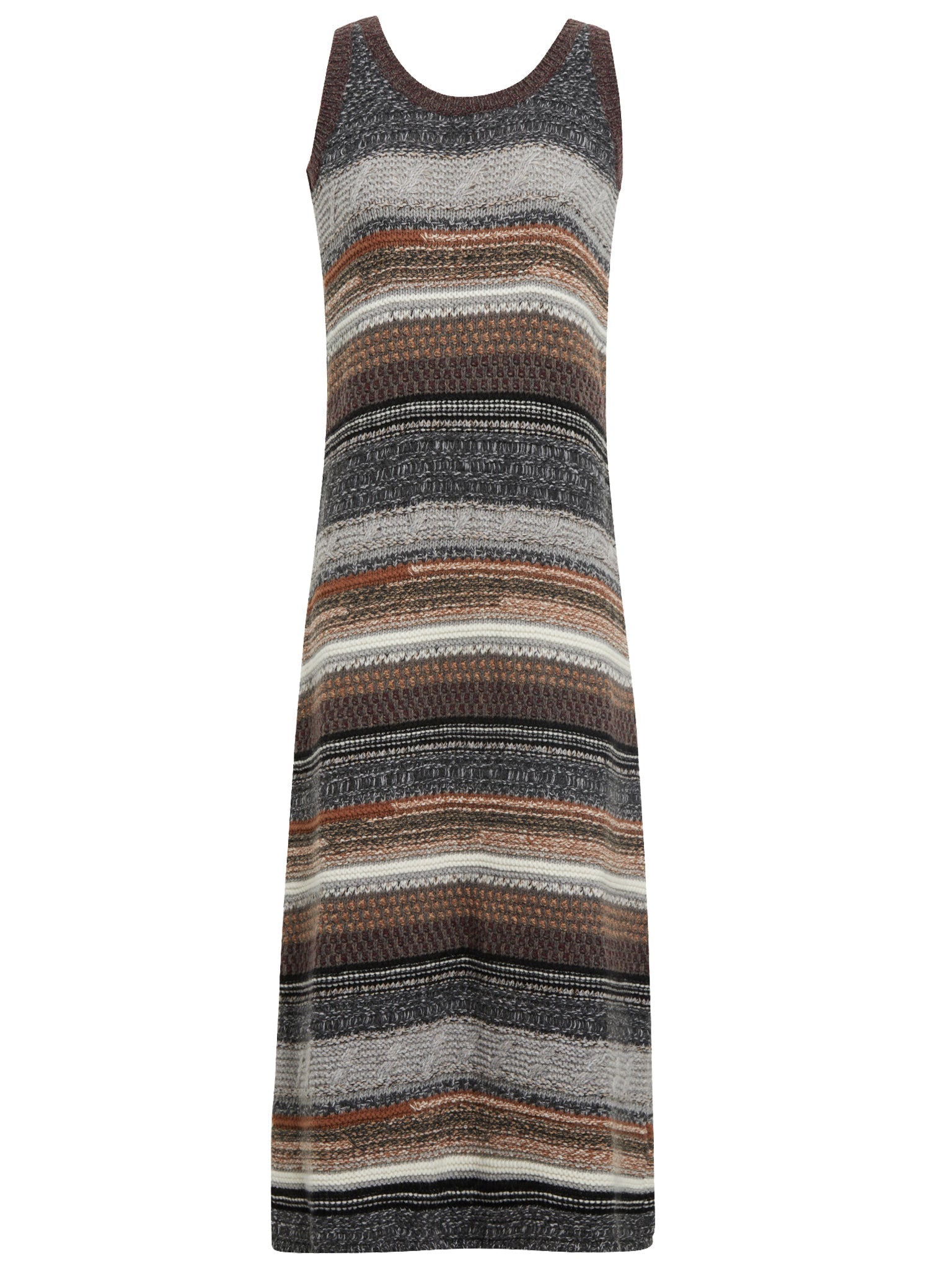 Robe en cachemire - Multicolor Grey