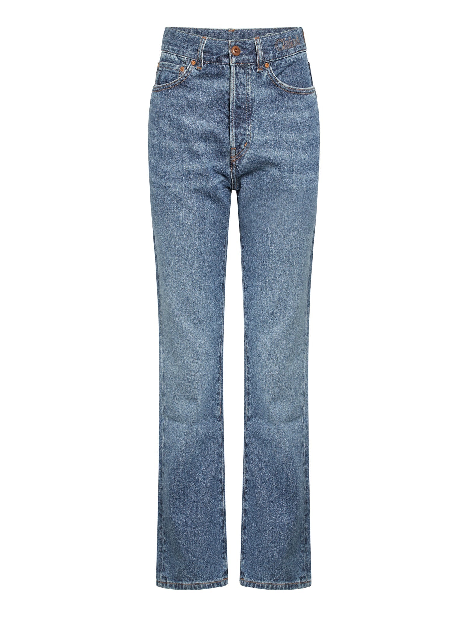 Pantalon en denim circulaire coton et chanvre recyclé - Bleu Sombre