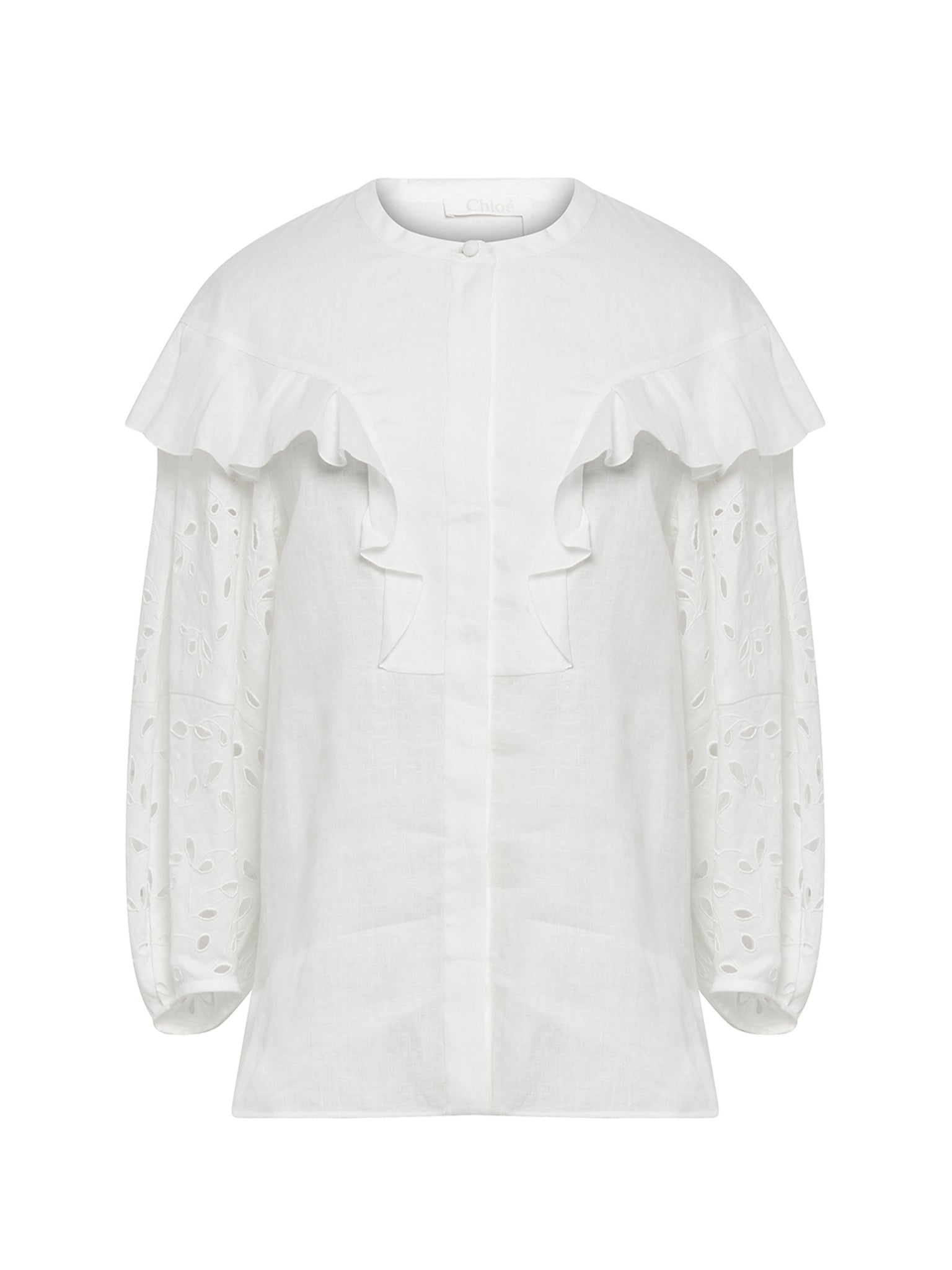 Top en voile de lin doux - Lait Iconique