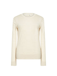 Pull classique en laine - Sandy Beige