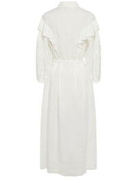 Robe en voile de lin doux - Lait Iconique