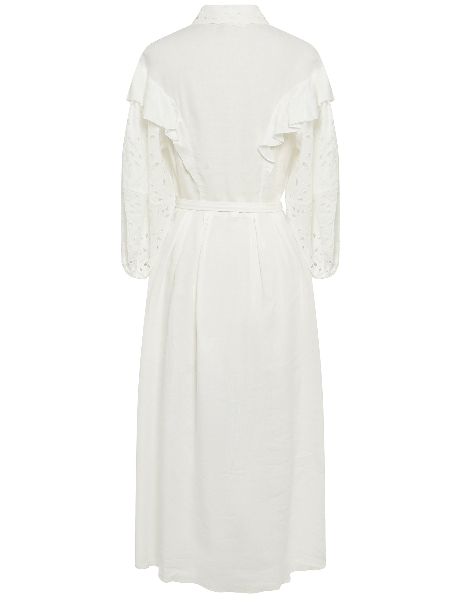 Robe en voile de lin doux - Lait Iconique