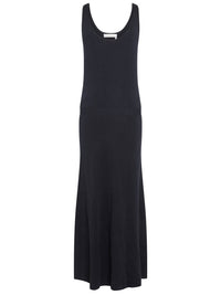 Robe en tricot mérinos ultrafin - Marine