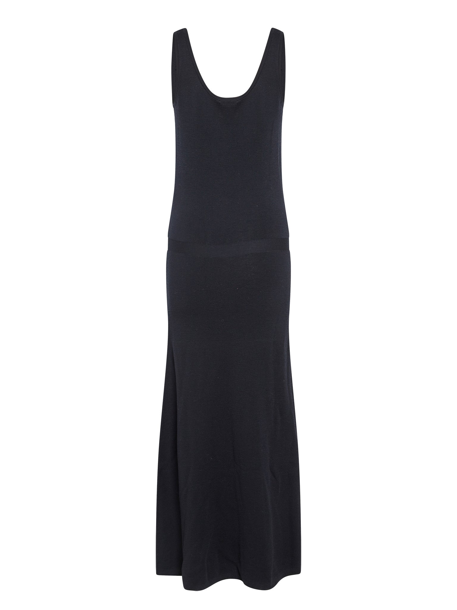 Robe en tricot mérinos ultrafin - Marine