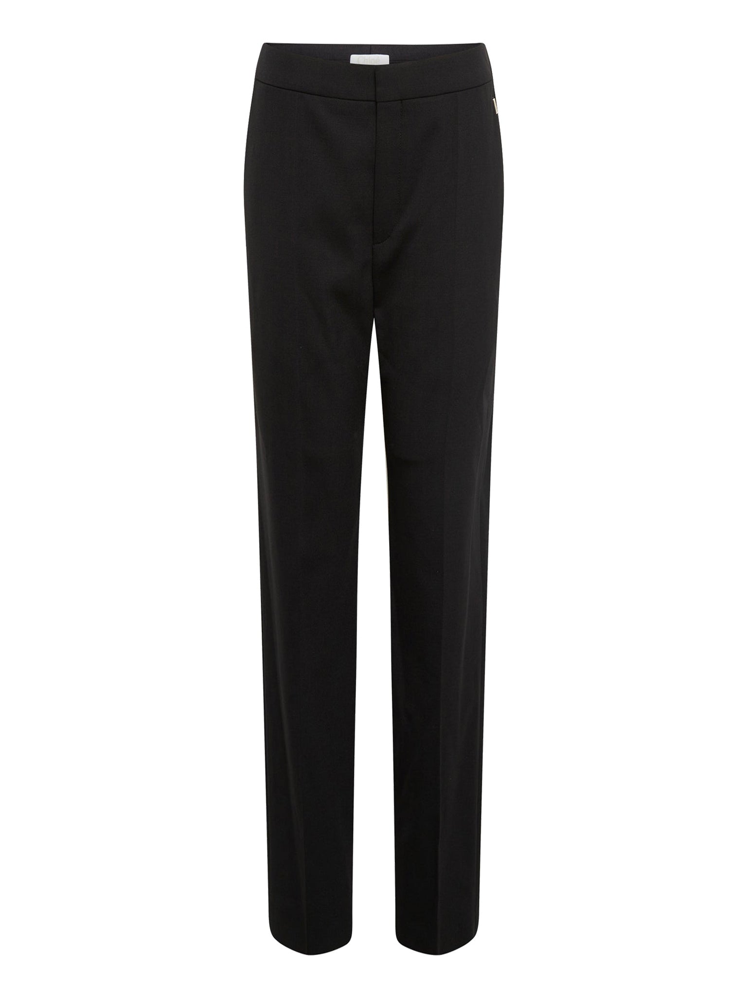 Pantalon slim fit en laine - Black