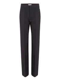Pantalon slim fit en laine - Abyss Blue