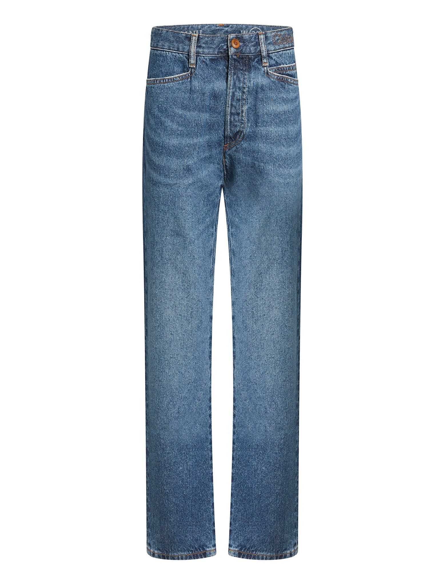 Pantalon en denim circulaire en coton et chanvre recyclé - Dusky Blue