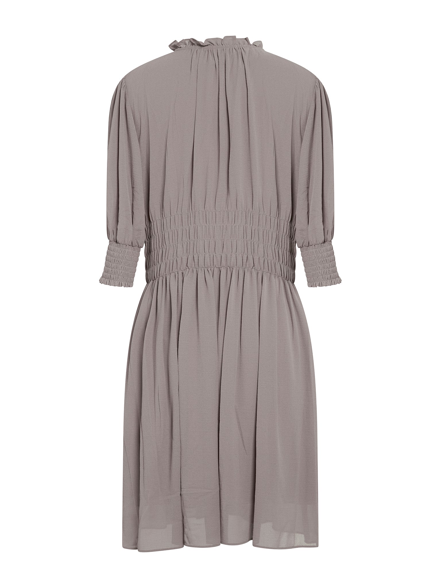 Robe courte à col volanté - Grizzled Purple