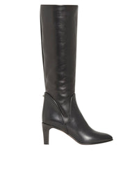 Bottes Piper en cuir souple - Noir