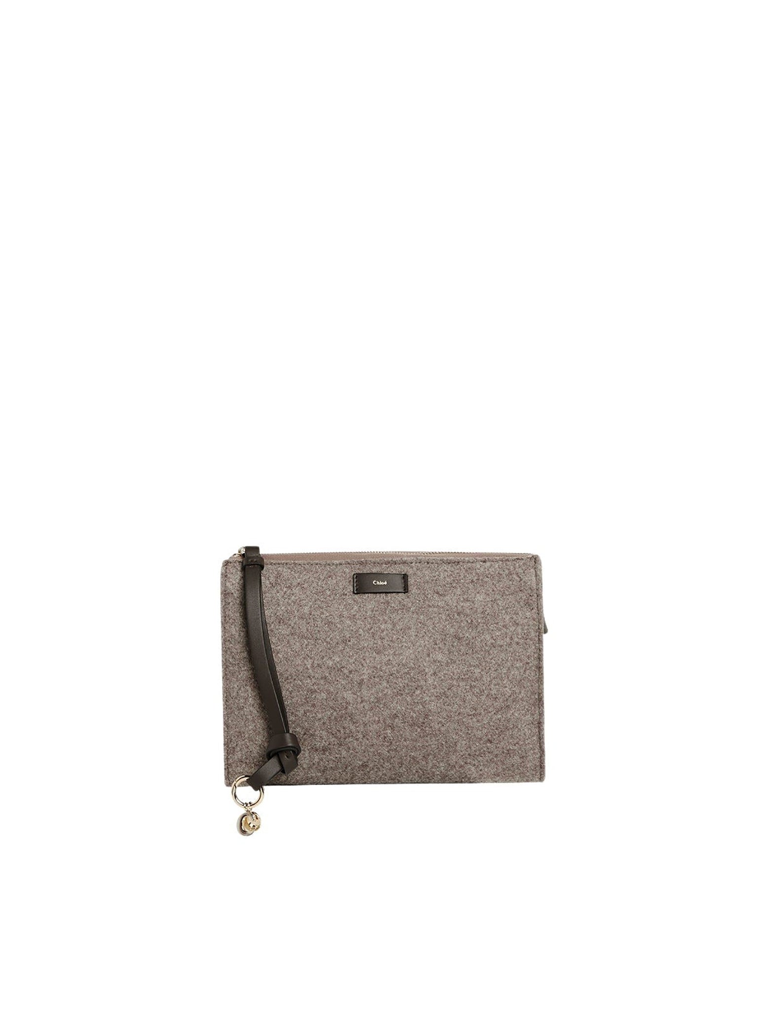 Sac pochette Alphabet - Deep Beige