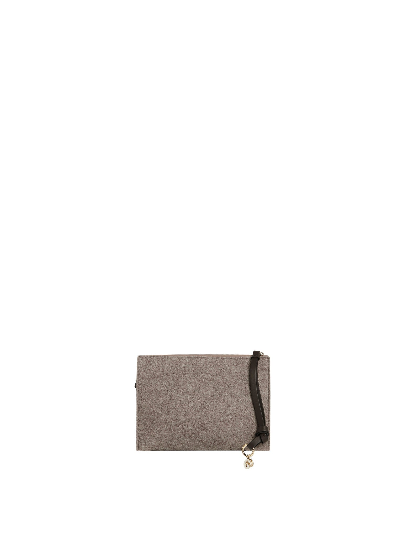 Sac pochette Alphabet - Deep Beige
