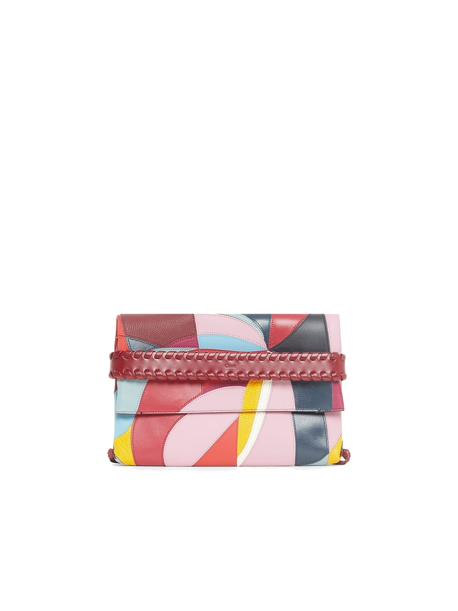 Pochette et sac Mony en cuir - Multicolor Red