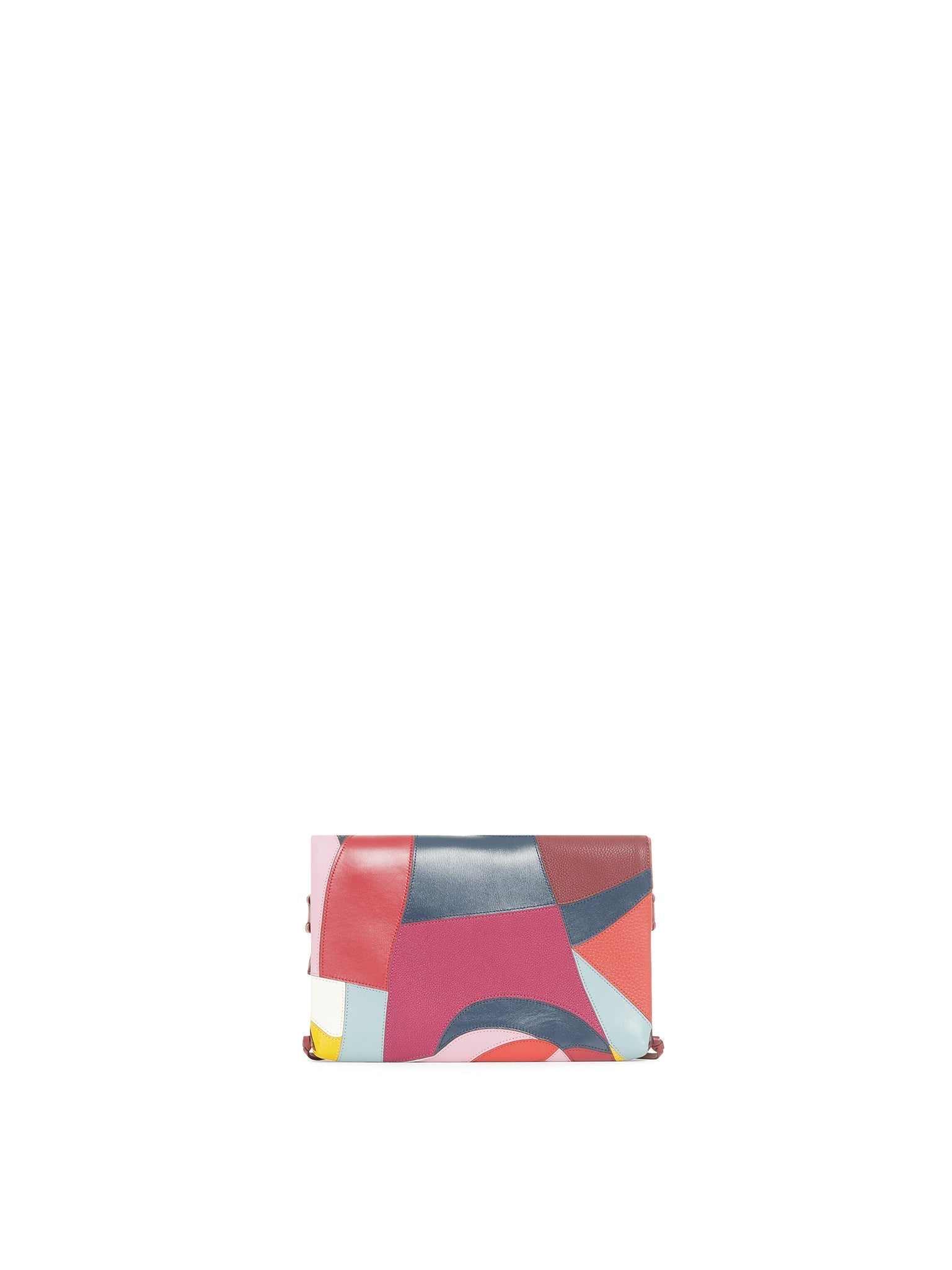 Pochette et sac Mony en cuir - Multicolor Red