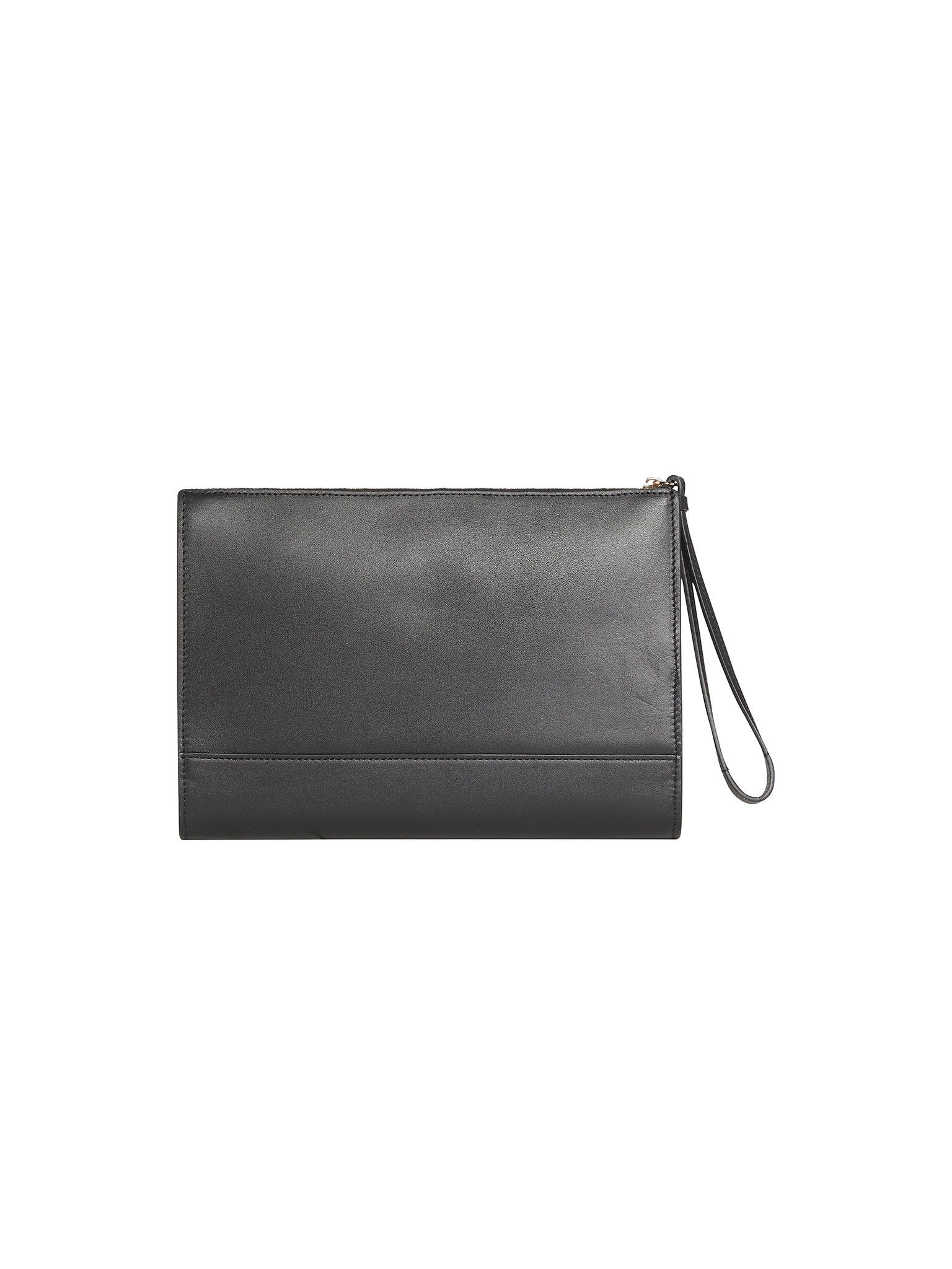 Pochette zippée Chloé Sense en cuir - Black